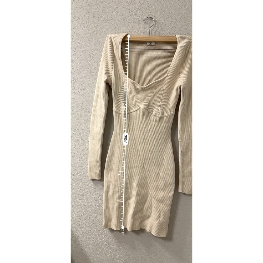 Abercrombie & Fitch Elevated Knit Corset Midi Sweater Dress XST - Picture 4 of 4